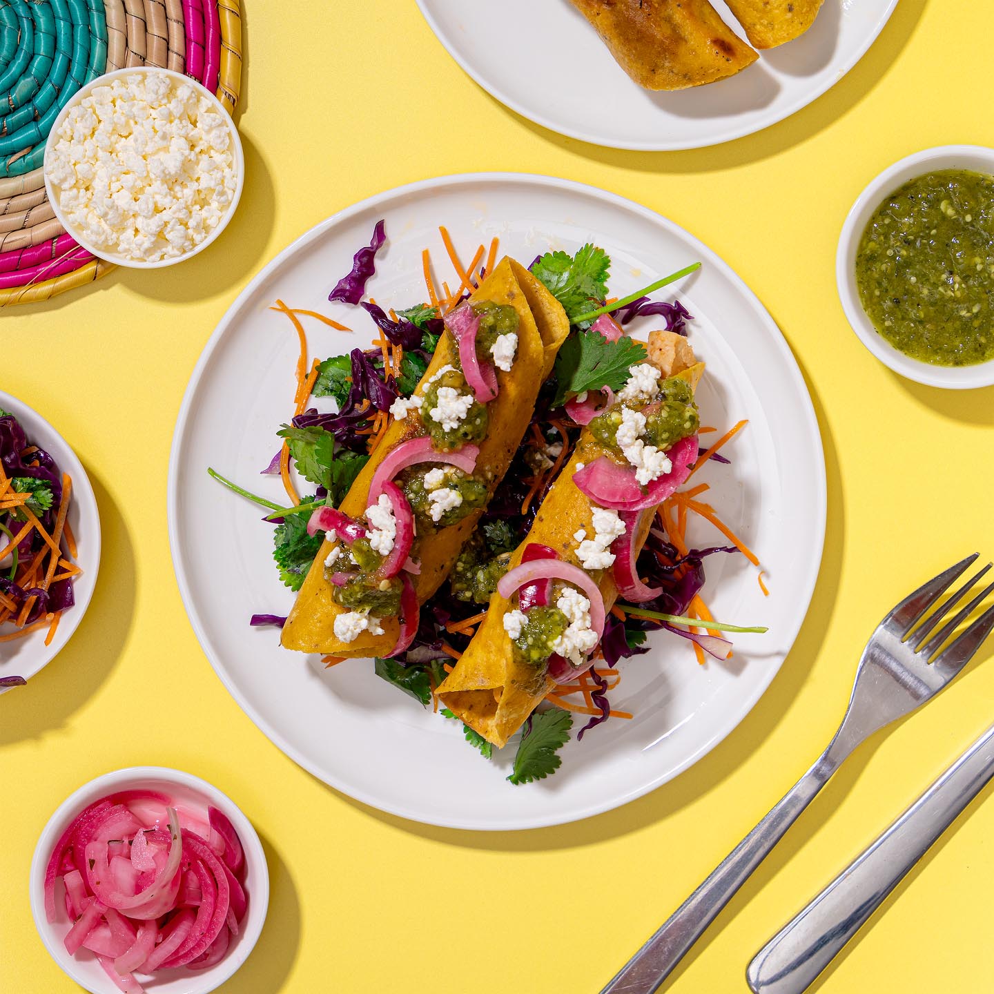 Taco product photography for restaurant menu 3
