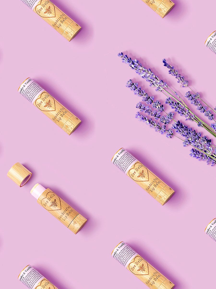 Natural cosmetics campaign image created for Bee Bella exhibition materials 8