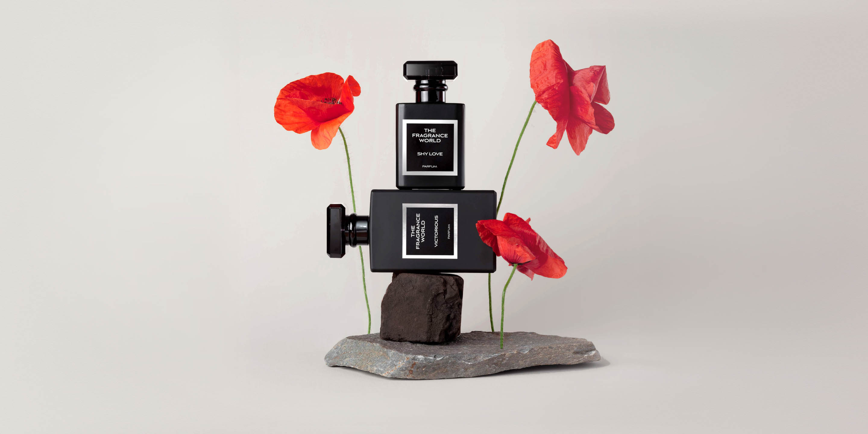 The Fragrance World perfume product photography with updated bottle packaging 1