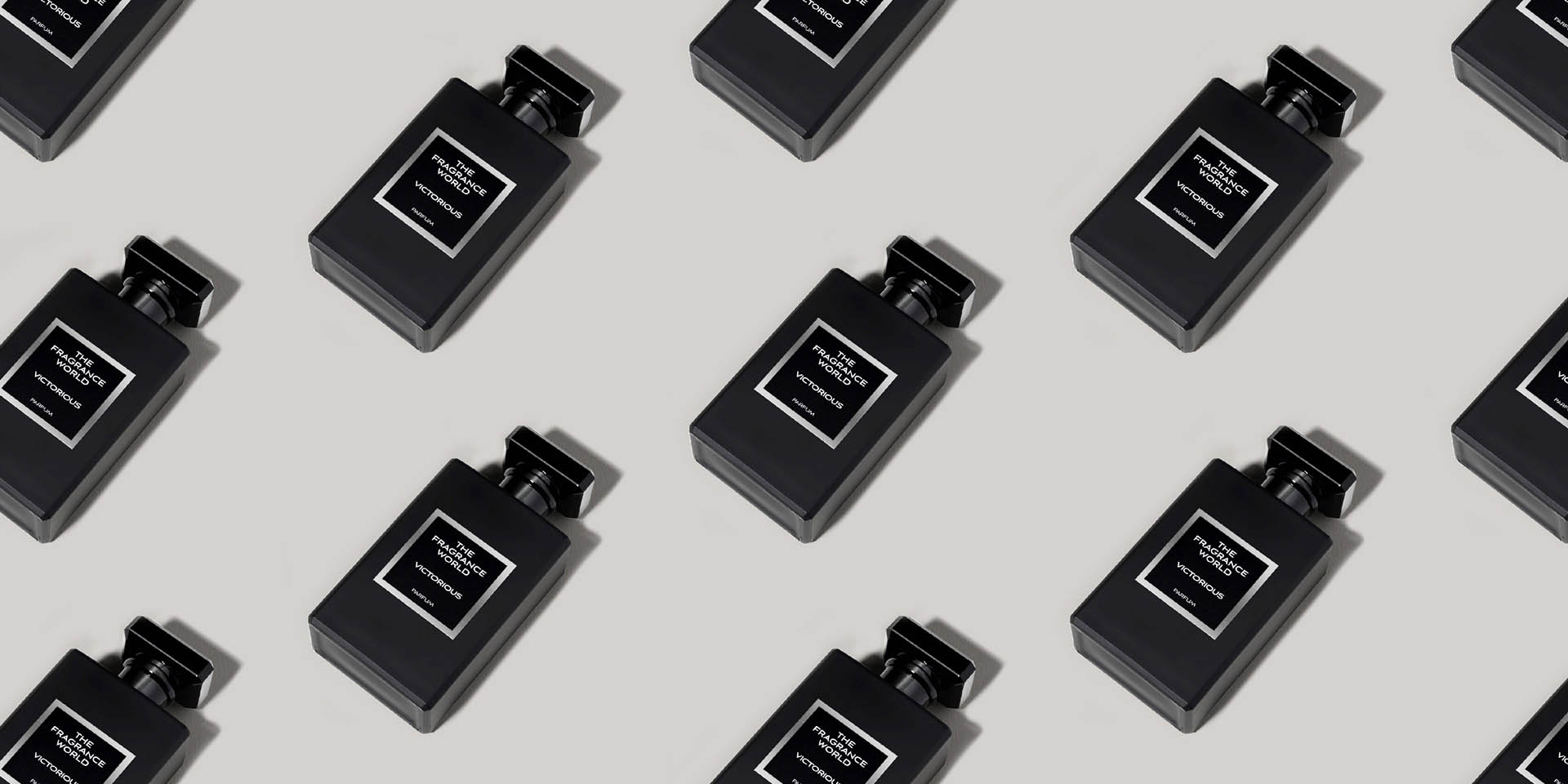 Clean e-commerce photograph of a The Fragrance World perfume bottle 2