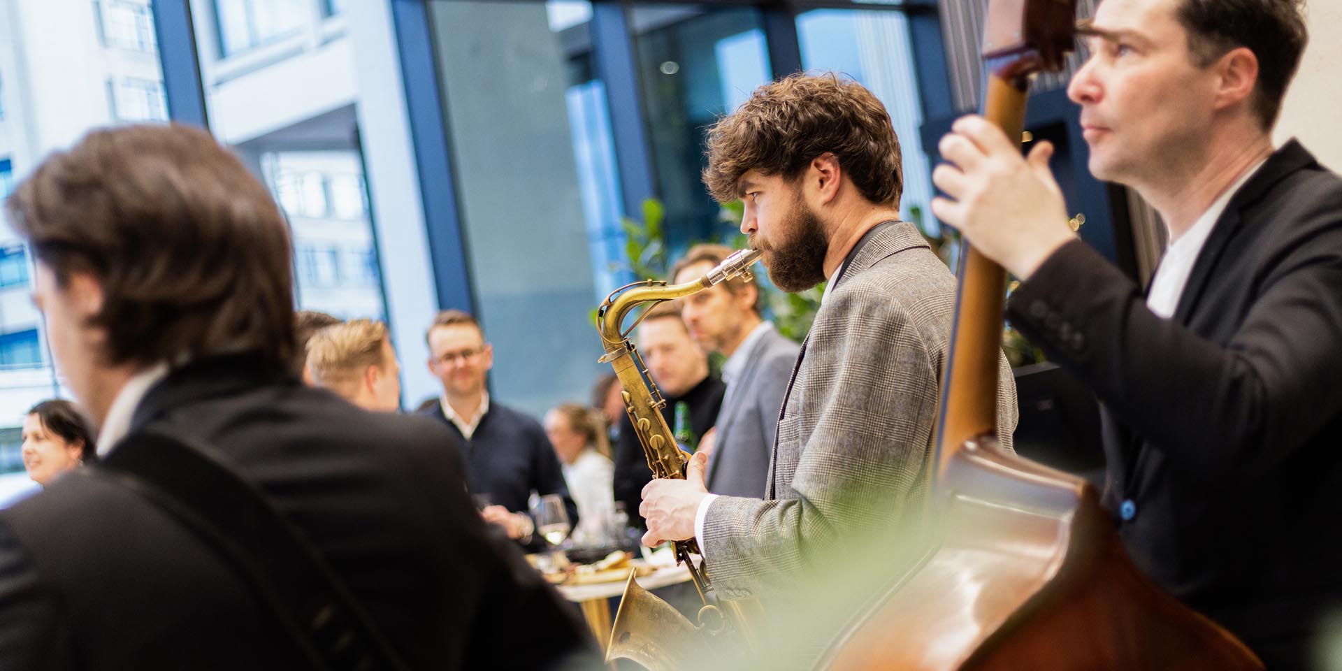 Drinks and catering details at a Jamestown Europe business event 7