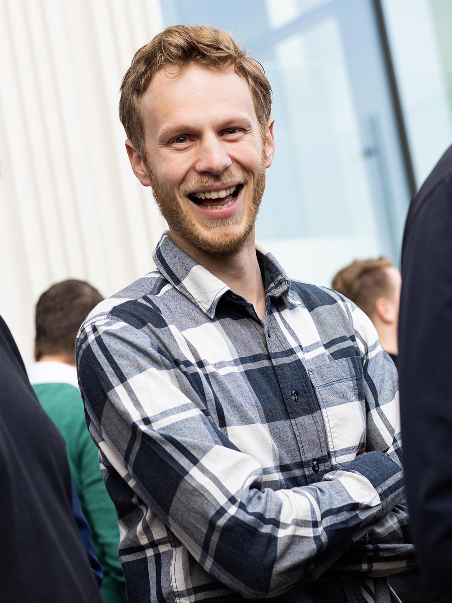 Musician performing during a corporate party in Eindhoven 18