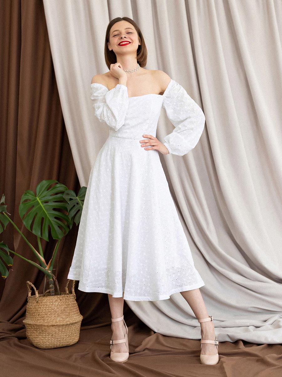 Natural fashion campaign image featuring a model in the first Soul Choice collection 7