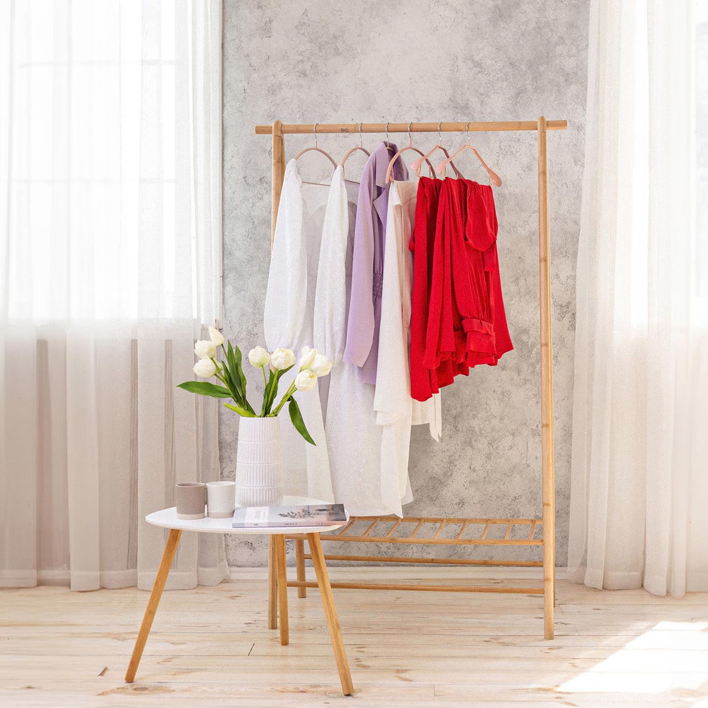 Detail photograph of women’s clothing created for a fashion brand lookbook 16