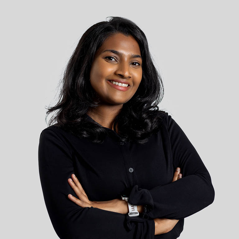Corporate headshots for company employees with consistent neutral backgrounds 1